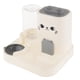 thumbnail image 5 of Comedero automático para mascotas, cuenco para comida y bebida para gatos, compacto, extraíble, fácil de limpiar. Gris, 5 of 9