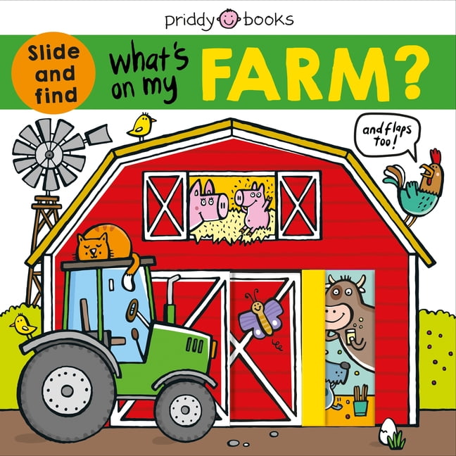 What's in My?: What's on My Farm? : A Slide-And-Find Book with Flaps (Board book)