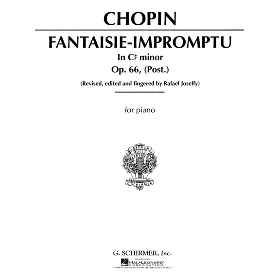 Partitura G. Schirmer, Inc. Op. 66 (Joseffy)