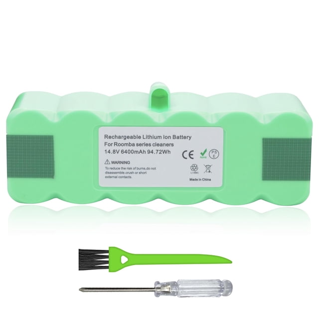 Batería DFTIM 14,8 V 6400 mAh compatible con Roomba R3 600-900