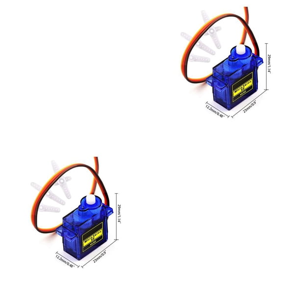 Sidaley Plastic Remote Control Aircraft Servo Motor Portable Children Motors Toy Accessories Parts Professional Modification 2piezas