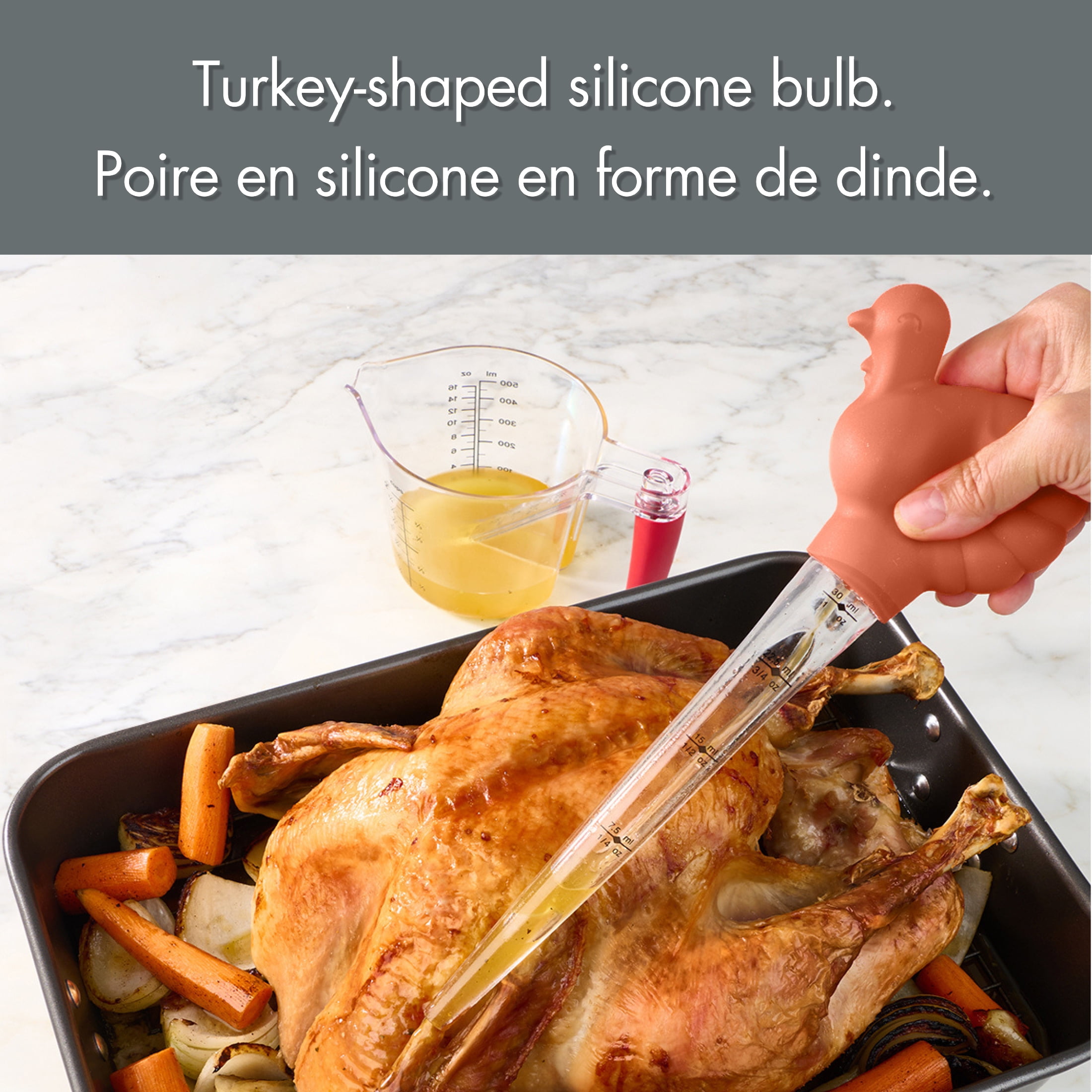 Way-To-Celebrate Turkey Baster, Orange, WAY-TO-CEL PL TURKEY BASTER