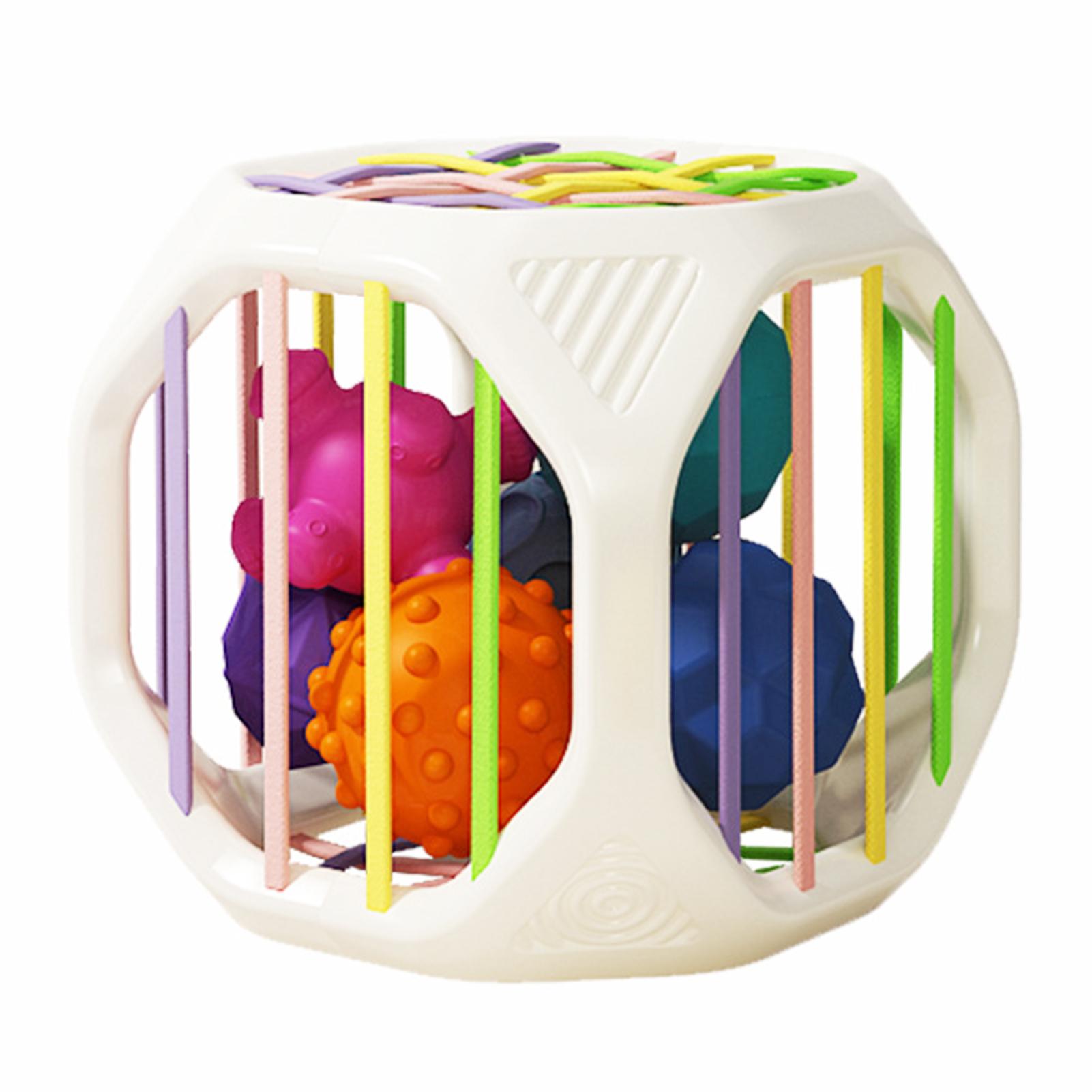 Baby Shape Sorting Toys Sensory Bin Shape Sorter With Elastic Bands