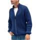 thumbnail image 1 of Cárdigan informal liso de manga larga para hombre, cuello levantado, cremallera, suéter, abrigos Pompotops oipoqjl19984, 1 of 2