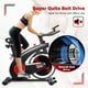 superfit indoor cycling stationary bike silent belt drive adjustable resistance
