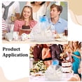 thumbnail image 5 of 6Pcs Rectangle Organza Packing Drawstring Bags with 6Pcs Silk Pull Bows Deep Sky Blue Bag: 40x60x0.1cm, 5 of 5