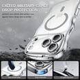 thumbnail image 4 of Funda BENTOBEN para iPhone 17 Pro de 6.3 pulgadas con purpurina transparente MagSafe, 4 of 8
