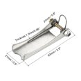thumbnail image 2 of Unique Bargains 2.5'' Metal Replacement Latch Receiver Hitch for Trailer, Silver 2 Pack, 2 of 5