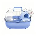 thumbnail image 7 of Small Animal Cage, Syrian Hamster Cage, Hamster Habitat, Hamster Hideout, 11X8X9 in 1Pc Transparent Portable Hamster Enclosure with Top Carry Handle for Daily Rest and Small Pet, 7 of 7
