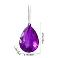 thumbnail image 4 of Christmas Tree Ornaments Colorful Shimmering Plastic Gemstones Pendants Christmas And Valentines Day Decorations Holiday Products Gifts Purple, 4 of 5