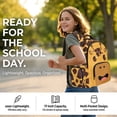 thumbnail image 6 of FKELYI 17 Inch School Backpack for Boys & Girls Spacious Schoolbag for Elementary Student Cartoon Giraffe Print Casual Daypack Lightweight Book Bag Travel Bags, 6 of 7