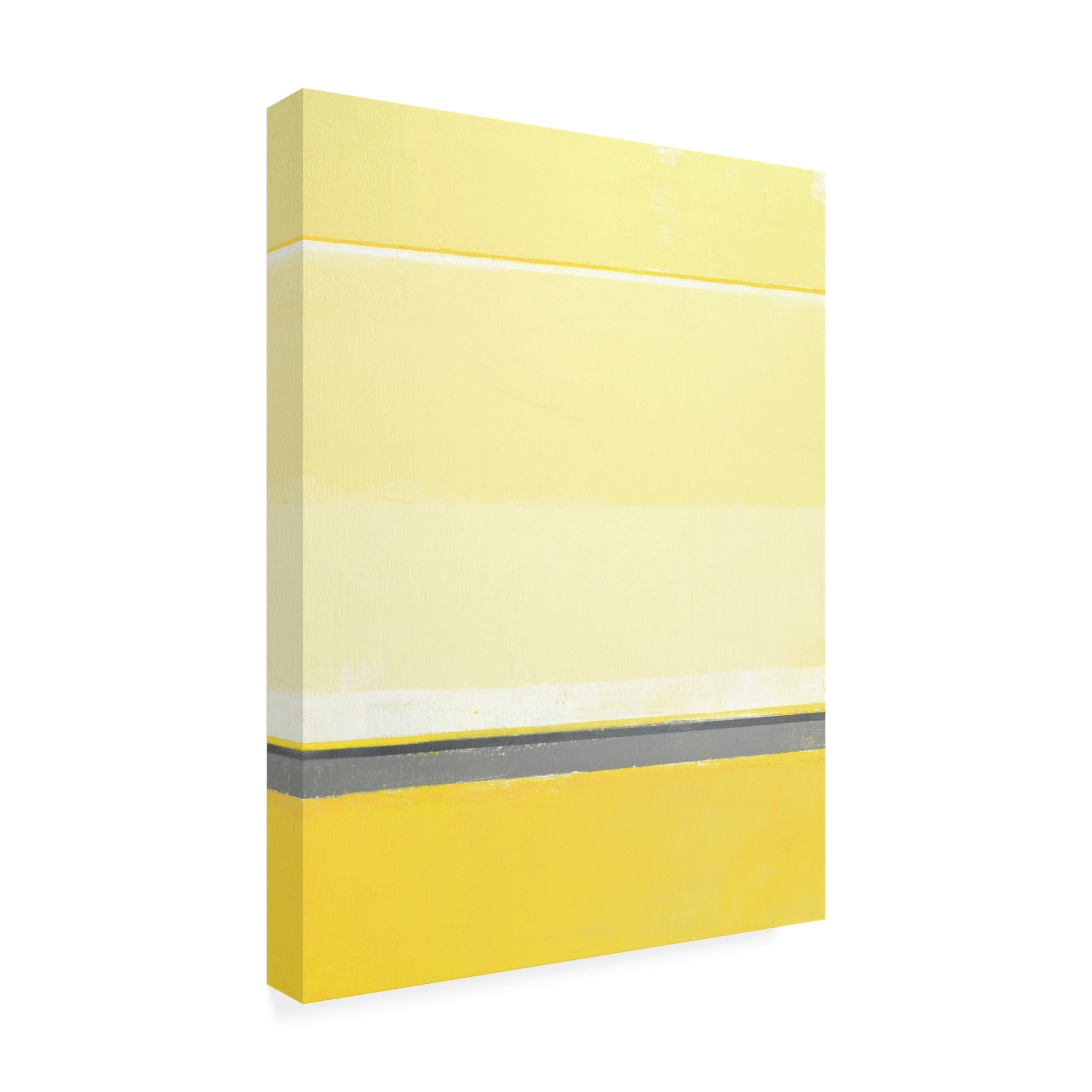 Canvas Wall Art - Incado 'Yellow Mellow' Wall Art for Living Room, Bedroom, or Office Décor by Trademark Fine Art - 18 x 24 Inches