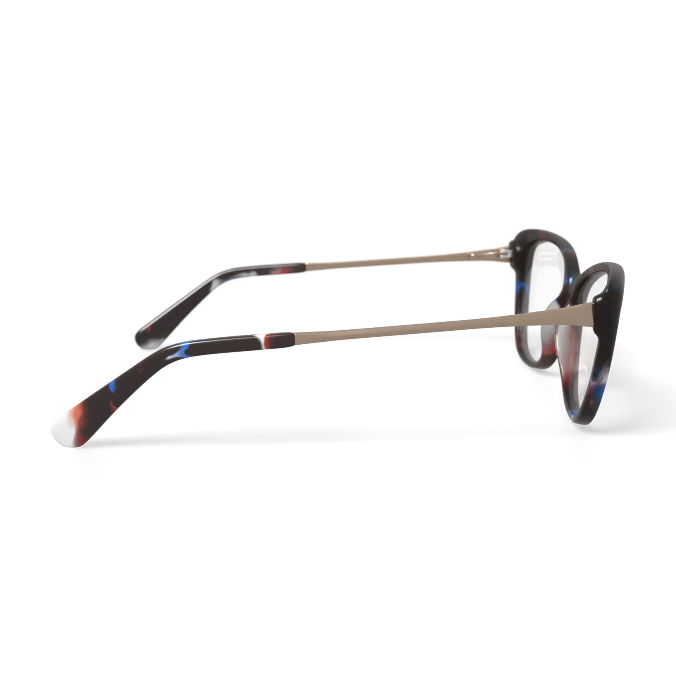 Nautica Women's NLO5016 Prescription Eyeglasses with Case, Blue Tortoise