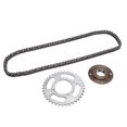 thumbnail image 1 of 100 Links 428 Chain, High Hardness 428 38T Rear Sprocket Efficient  for Go Karts, 1 of 8