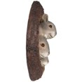 thumbnail image 3 of Funny Garden Tree Bark Decoration, Spring Outdoor Creative Ghost Face/Owl/Rabbit Garden Tree Statue Figurine Ornament, Poly Resin Yard Tree Hugger Props, Tree Sculpture Garden Decor (Rabbit), 3 of 6