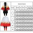 thumbnail image 5 of Demon Slayer Rengoku Kyoujurou Cosplay Party Costume Outfits Halloween Party Anime Set Gifts3XL, 5 of 5