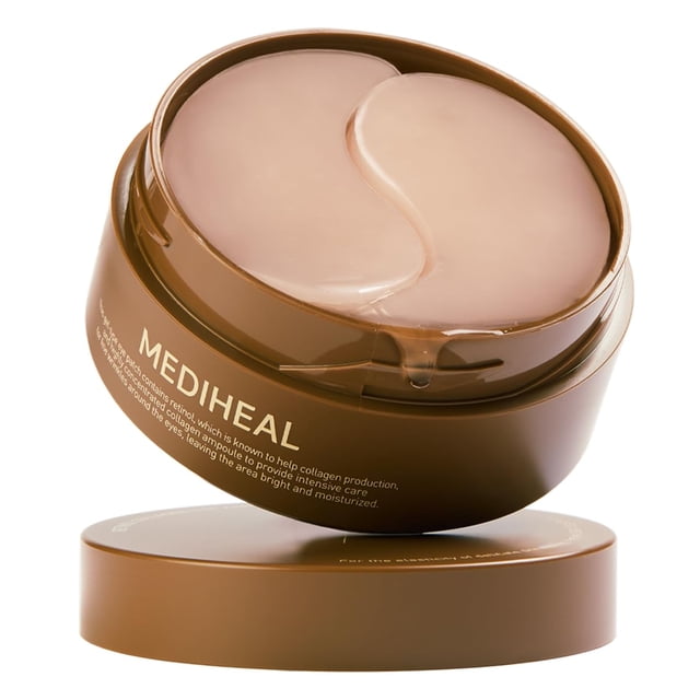 Parches para los ojos Mediheal, retinol, colágeno, hidrogel, 60 parches