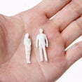 50/100Pcs 175 Scale Model Miniature White Figures Human Architectural