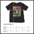 thumbnail image 5 of Tee Hunt Dean Russo Colorful Lion Head Youth T-Shirt Wild Life King Roar Kids, 5 of 5
