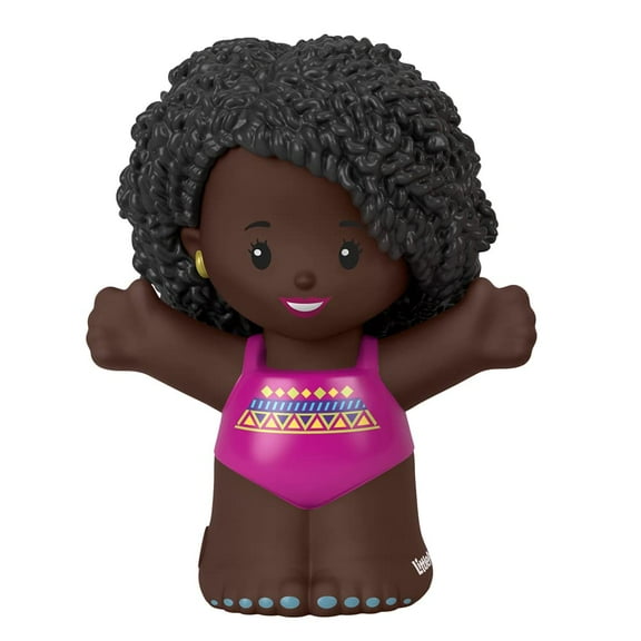 Replacement Part for Fisher-Price Little People Playset - Replacement Female African-American Swimmer Figure ~ Inspired by Barbie You Can Be Anything