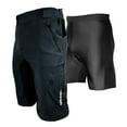 thumbnail image 4 of Men's Gravel Grinder Cyclocross / MTB Shorts - Flex Soft Shell Shorts with Zip Pockets and Vents, 4 of 13