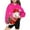 Pink, variant on GERsome Unisex Kids Christmas Hoodies Cute Xmas Print Pullover Hoodies Boys Girls Hooded Sweatshirts for Party 4-14 Years Baby (Size 4-5 Years)