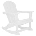 thumbnail image 4 of Keller HDPE Plastic Outdoor Rocking Chair in Weathered Wood (Set of 4), 4 of 6