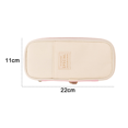 thumbnail image 2 of Bolsa de lona multifuncional, funda cartuchera para rotulador, oficina, universidad, escuela, bolsa de almacenamiento grande portátil duradera, 2 of 5
