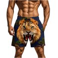 thumbnail image 2 of Kakii Men's Novelty Beach Shorts Quick Dry Swimwear Sports Running Swim Board Shorts, 2 of 8