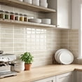 thumbnail image 6 of Stick3D 10Pcs 3D Peel and Stick Backsplash 11.4"x9" Self-Adhesive Wall Tile for Kitchen Bathroom, Beige, 6 of 7