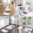 thumbnail image 6 of Yayeee Runner Rug for Bedroom 2'x6' Machine Washable Hallway Non Slip Mat, White Simple Shapes, 6 of 8