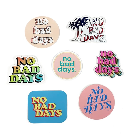 No Bad Days Fun Sticker Pack