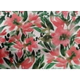 thumbnail image 4 of oneOone Cotton Poplin Red Fabric Leaves & Floral Watercolor Diy Clothing Quilting Fabric Print Fabric By Yard 56 Inch Wide, 4 of 4