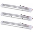 thumbnail image 1 of Barra de luz LED de 3 piezas, (12 V) 500 lm lámpara interior del coche, luz de techo LED para autobús, caravana, cocina, baño, tira de iluminación interior blanca con interruptor de, 1 of 2