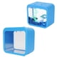 thumbnail image 5 of Pequeña Pecera Betta, Automático 5 Colores De Iluminación Pequeña Pecera Azul Transparente Con Luz LED Para Oficina, 5 of 7