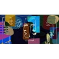 thumbnail image 2 of Bolokofsky, Ronald 14x9 Gold Ornate Wood Framed with Double Matting Museum Art Print Titled - Modern Man 34, 2 of 4