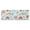 Red Mushroom Flower, variant on Colorful Mushroom Floral Black Pattern Kitchen Rug Mat,Kitchen Runner Rugs Non Skid Washable,Decorative Kitchen Floor Mats for Kitchen,Sink,Laundry,17"x47.2"