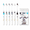 Grey Seal, variant on ROSYMENG 0.5-2mm Acrylic Soft Plastic Tip Painting Pens for Sketching, 6-Count
