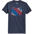 thumbnail image 1 of US Honor - Camiseta gráfica para hombre, diseño de God Family Country, azul, pequeña, 1 of 1