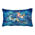 thumbnail image 1 of EREHome flying unicorns cloud star moon wave dots dash Pillow Case Cover Set 20x30 Inch, 1 of 1
