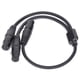 thumbnail image 5 of Cable de micrófono tipo Y 6073 para conectar dos micrófonos Cable divisor XLR hembra a XLR hembra doble, 5 of 8