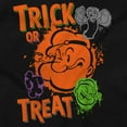 thumbnail image 2 of Popeye Cartoon Halloween Trick Treat Women's T Shirt Ladies Tee Brisco Brands S, 2 of 5