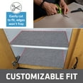 thumbnail image 5 of Drymate Premium Luxury Shelf & Drawer Liner, Thick Cushioned Fabric, Non-Adhesive, Absorbent, Waterproof, Slip-Resistant, Liners for Kitchen Cabinets, Cupboards (12”x59”)(2-Pack)(Light Grey), 5 of 8