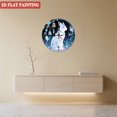 thumbnail image 6 of Wooden Wall Clock with Dreamy Cat with Bells, Silent Movement, Battery Operated (AA Batteries Not Included), Artistic Home Decor, 10×10inch (25×25cm), 6 of 8