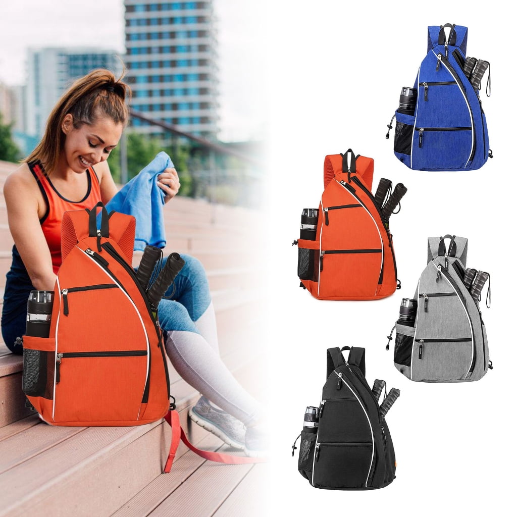 Aellinatey Pickleball Bag Crossbody Sling Bag Pickleball Backpack Pickleball Paddle Bag