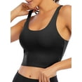 thumbnail image 4 of YouLoveIt Women Yoga Vest Padded Yoga Bra Women Cami Tank Tops Athletic Undershirt Sports Vest Running Vest Bra Seamless Yoga Bra Quick Dry Yoga Vest Top, 4 of 8