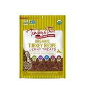 Tender & True Organic Turkey Recipe Jerky Treats, 4 oz - Pack Of 2.