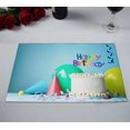 thumbnail image 2 of PKQWTM Birthday Cake Kitchen Dining Table Mats Placemats Size 12x18 Inches, Set of 2 Pieces, 2 of 2