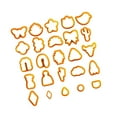 thumbnail image 3 of veasfak 25pcs Clay Cutter Set, Clay Earring Cutter, Clay Cutter for Clay Orange, 3 of 9