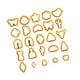 thumbnail image 3 of Kit de 25 cortadores de formas de arcilla polimérica, cortadores de aretes de arcilla para arcilla polimérica Naranja, 3 of 9
